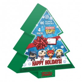 Pocket Pop! DC Holiday: Tree Holiday Box (4 Pcs)
